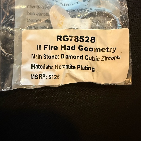 NWT HEMATITE RING - Picture 5 of 5